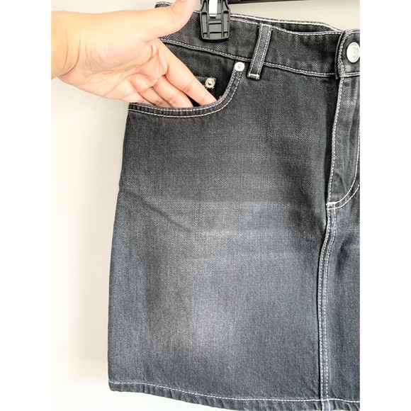 NWT GANNI Denim Mini Skirt - Picture 11 of 14